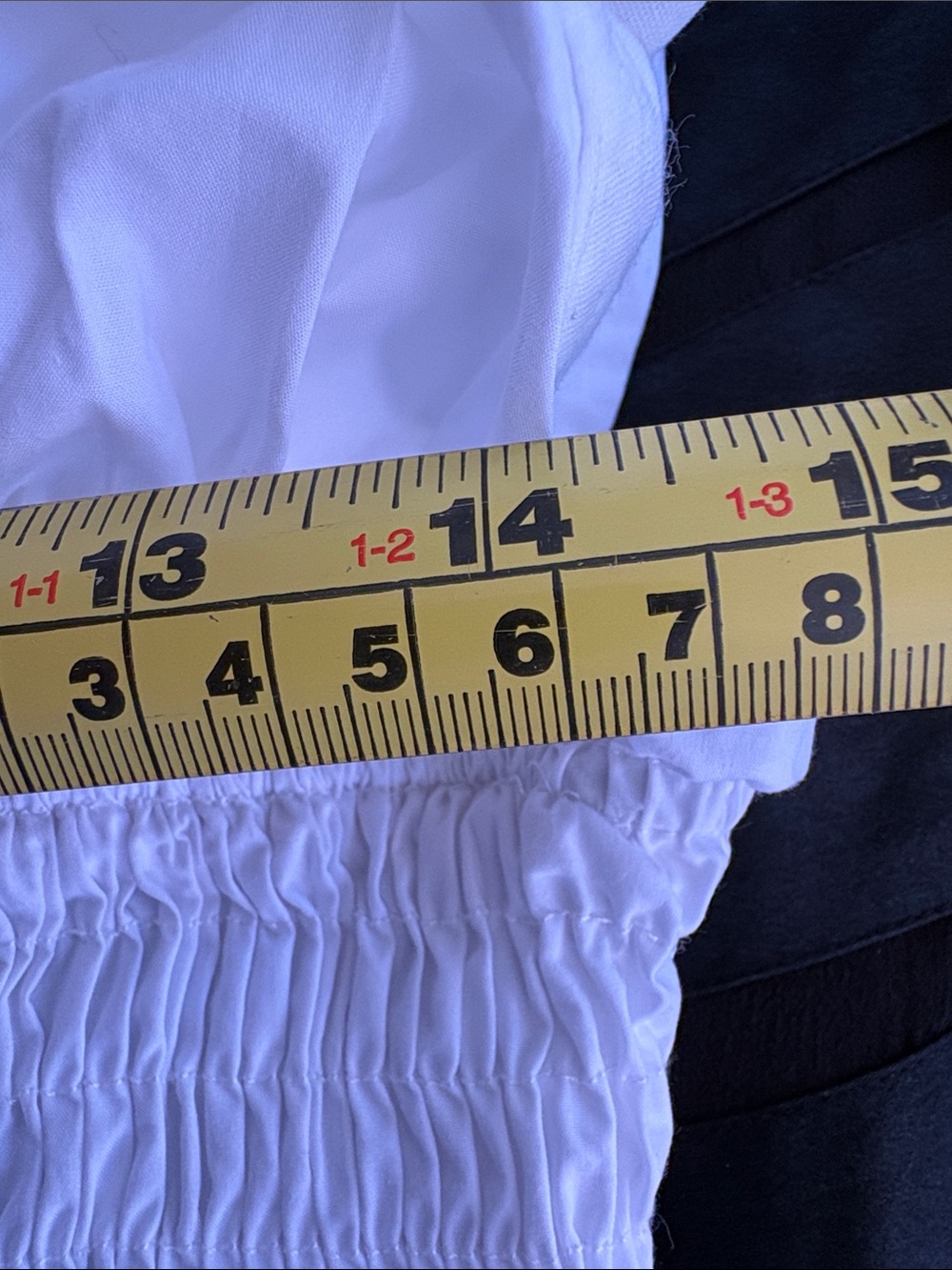Zara White Tie-Shoulder Smocked Mini Dress. Cotton - Picture 4 of 9